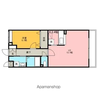 ブリックヤード【2階】の間取り