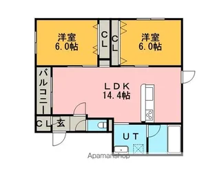 ネオストリームⅡ【2階】の間取り