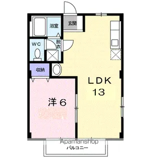 ビュープレイスT【1階】の間取り