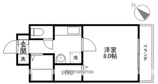 コピス壱番館【2階】の間取り