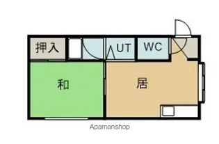 ハイツこまどりB棟【206号室】の間取り