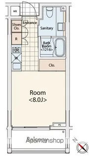 カスタリア初台Ⅱ【3階】の間取り