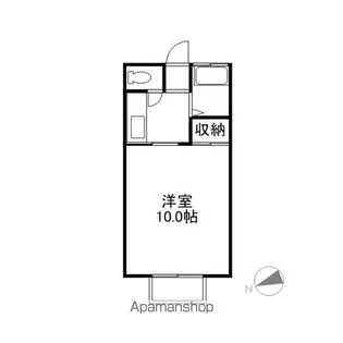 コーポマキⅡ【104号室】の間取り
