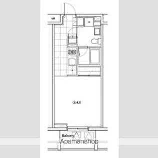 プライムアーバン南池袋【8階】の間取り