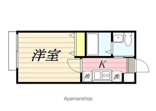 1Kの間取り画像