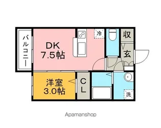 エトワール【2階】の間取り