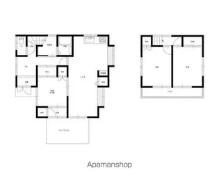 KハウスOKABE【1号室】の間取り