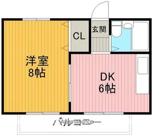 ベストレジデンス蛍池【2階】の間取り