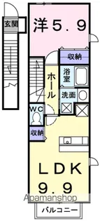 レジデンス ゼファー【2階】の間取り