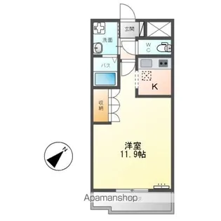 ルミナスコート【1階】の間取り