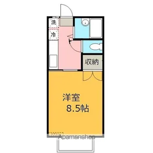 コーポミスティオス【206号室】の間取り