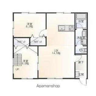 アドミラブール【1階】の間取り