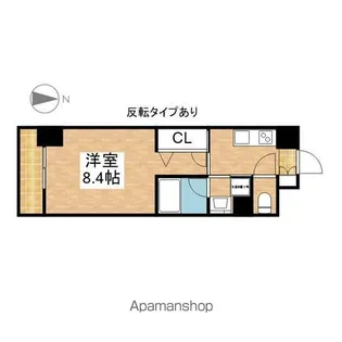 GRAND ESPOIR 車道【8階】の間取り