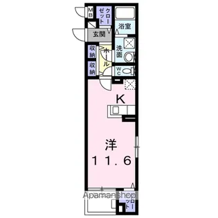 モデラート【3階】の間取り