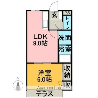 SKファースト【202号室】の間取り