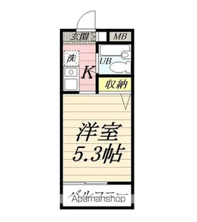 スカイハイム松井【3階】の間取り
