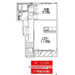 ニッカン107【1階】の間取り