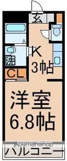 サンドリバー立川【1階】の間取り