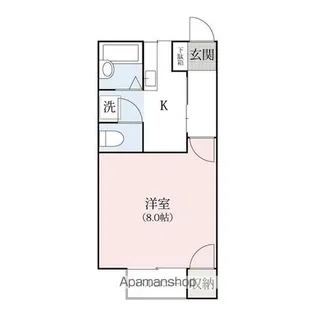 サンハイム【107号室】の間取り