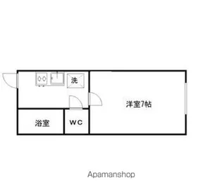 フェイバリット台原Ⅱ【202号室】の間取り
