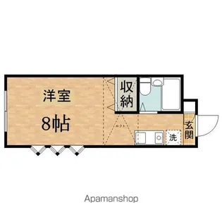 ベルコート【201号室】の間取り