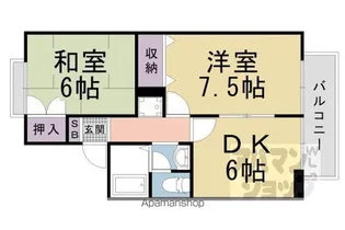 メトロポリタン小野駅東12【205号室】の間取り