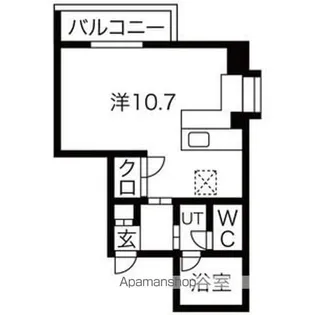シティライフ今池北【3階】の間取り