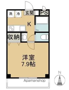 グレーシア杉城 A棟【202号室】の間取り