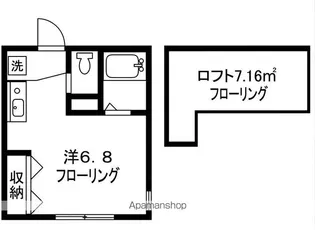 ゴールデンハイツ【1階】の間取り