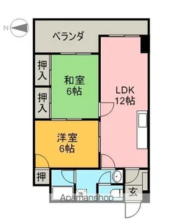 ルナ・ソレイユ【7階】の間取り