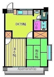 フレーベルハイツ【5階】の間取り