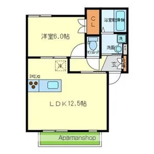ミューズ二色B・C棟【1階】の間取り