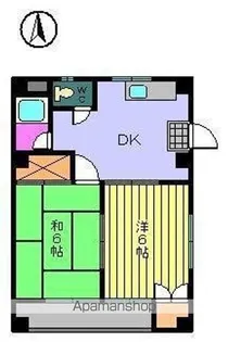 ハイツ浜【1階】の間取り