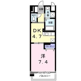 ドエルⅥ【2階】の間取り