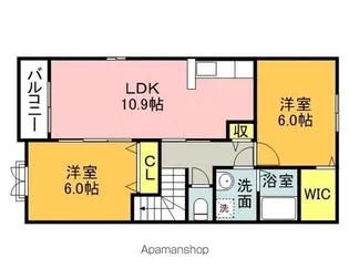 アヴェンタ ドールⅡ【2階】の間取り
