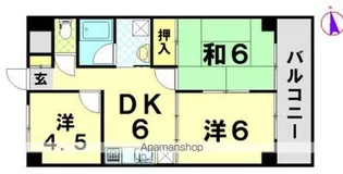 東京ロイヤルコート【5階】の間取り