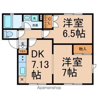 WIN HOME【101号室号室】の間取り