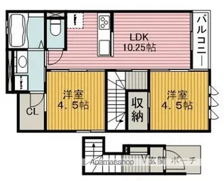 TSUNAGU【2階】の間取り