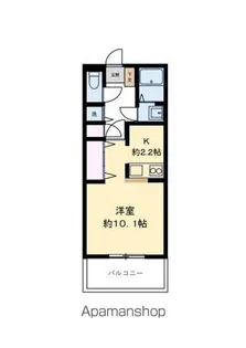FAVORE緑井【404号室号室】の間取り