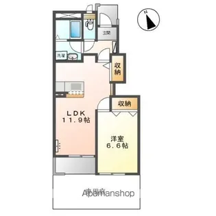 ライラック【1階】の間取り