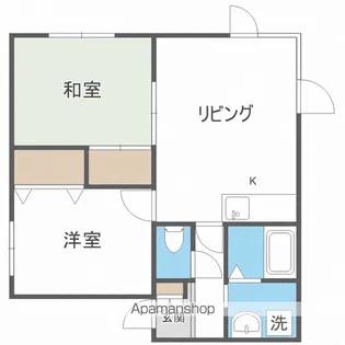 ハイム北(ハイムキタ)【101号室】の間取り