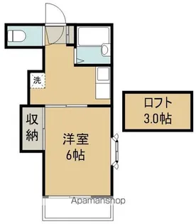 レジデンス若林【1階】の間取り