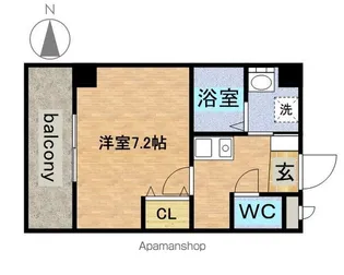K’s HOUSE玉ノ井【4階】の間取り