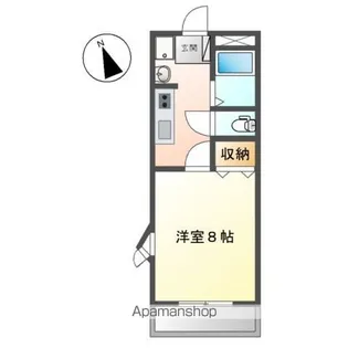 アイサンハイム【2階】の間取り