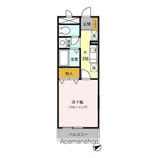 ズオン・ゼロ【3階】の間取り