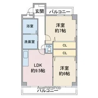 第三仁ビル【1階】の間取り