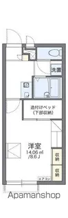 レオパレス希望【202号室】の間取り