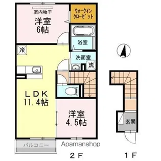 M・K3【2階】の間取り