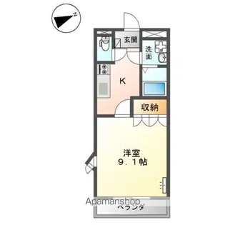 リバティー【1階】の間取り