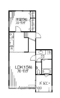 ロシェス外苑【1階】の間取り